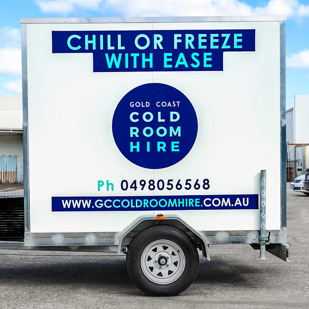 Gold Coast Cold Room Large Trailer Hire